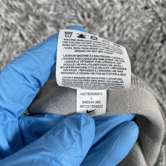 Nike Tech Fleece Jogger Pants Men's Size Large Gray Activewear Zip Pocket Gym - Picture 4 of 8